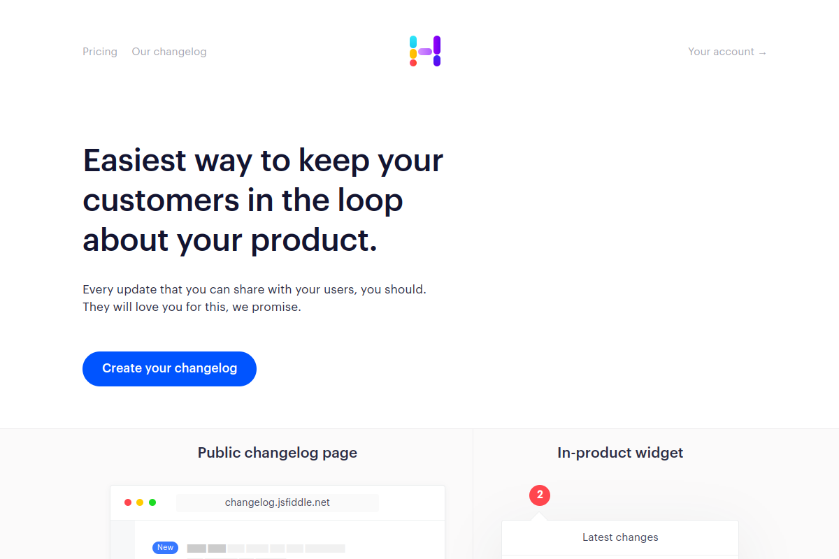 Headway homepage