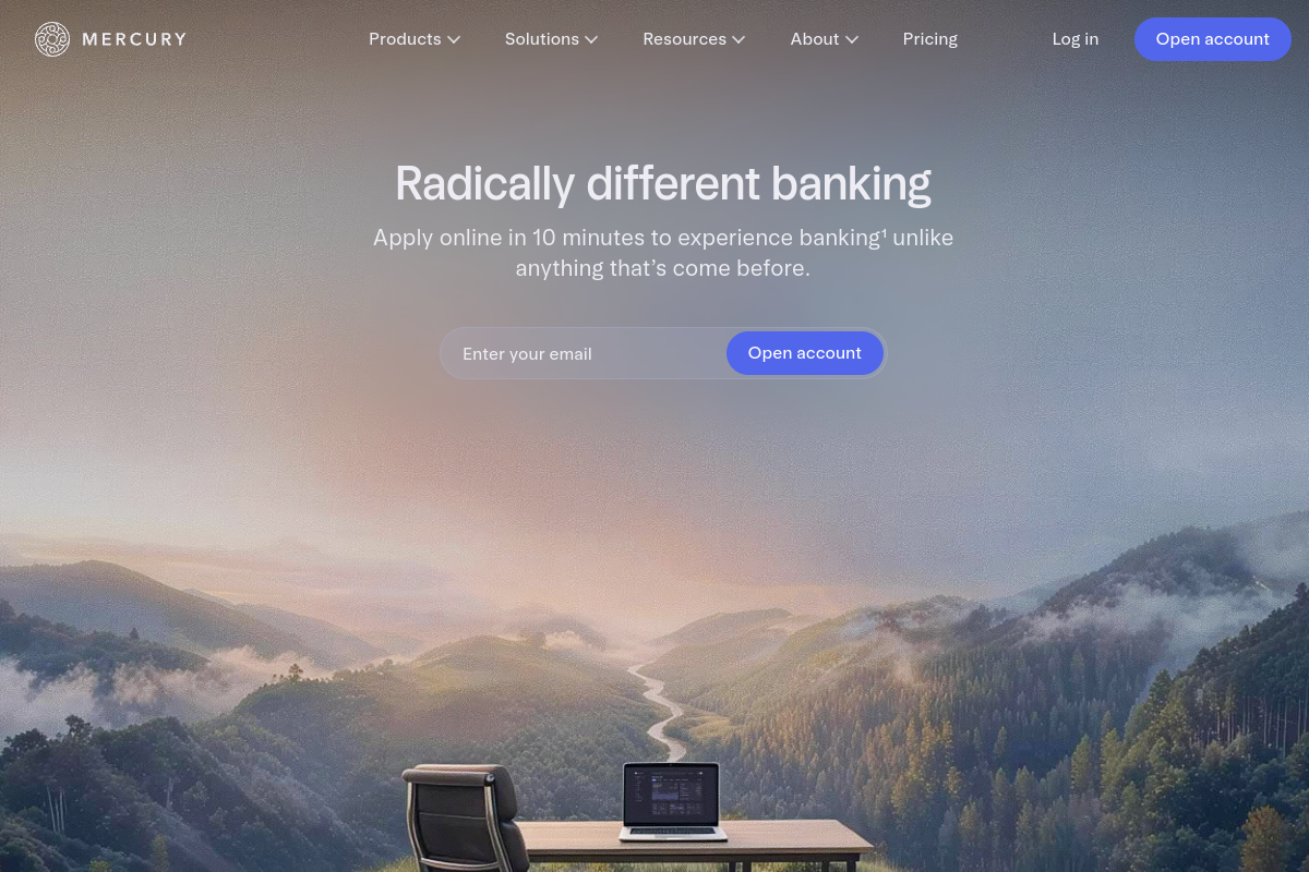 Mercury homepage