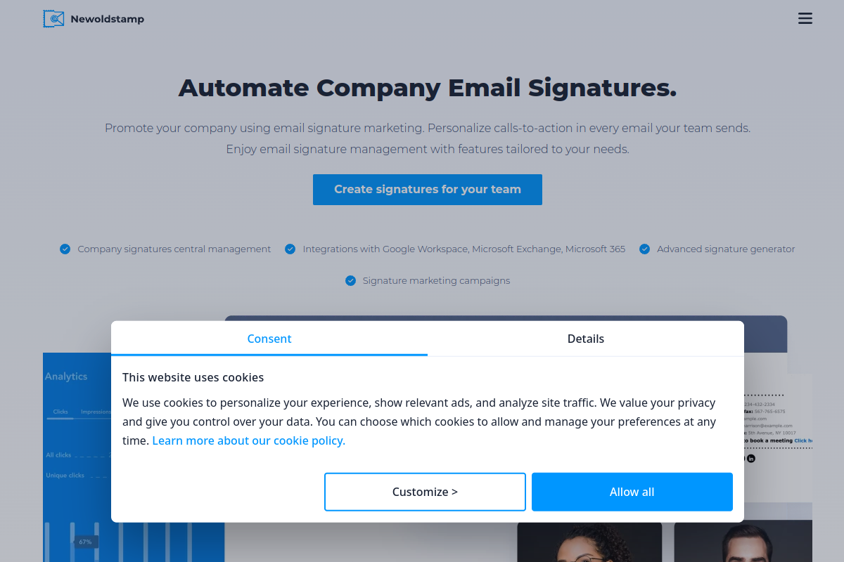 Newoldstamp homepage