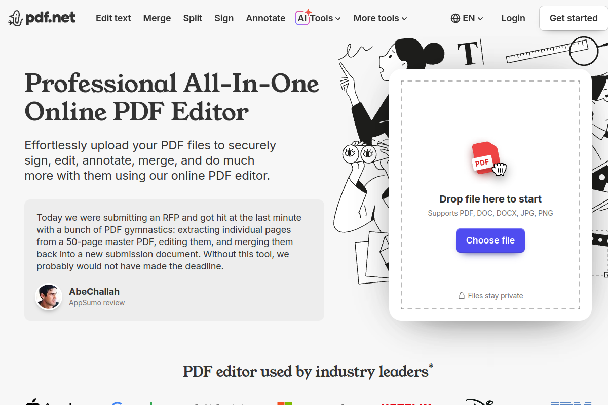 pdf.net homepage